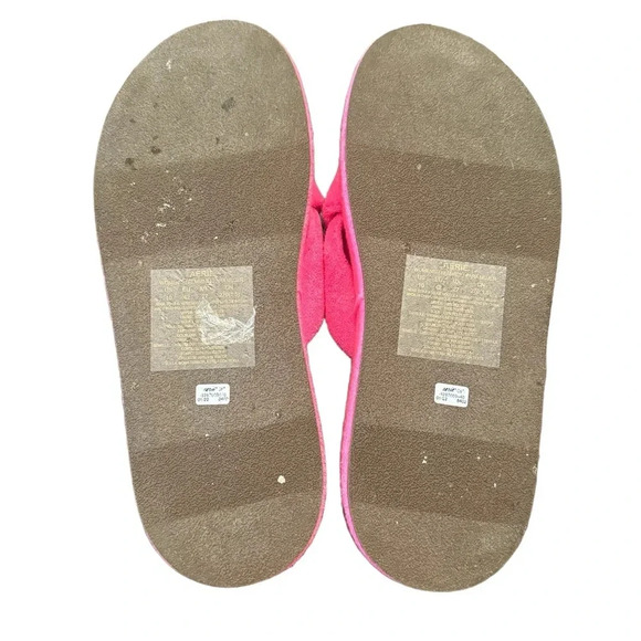 Aerie Terry Twist Platform Sandals Pink - Picture 6 of 8